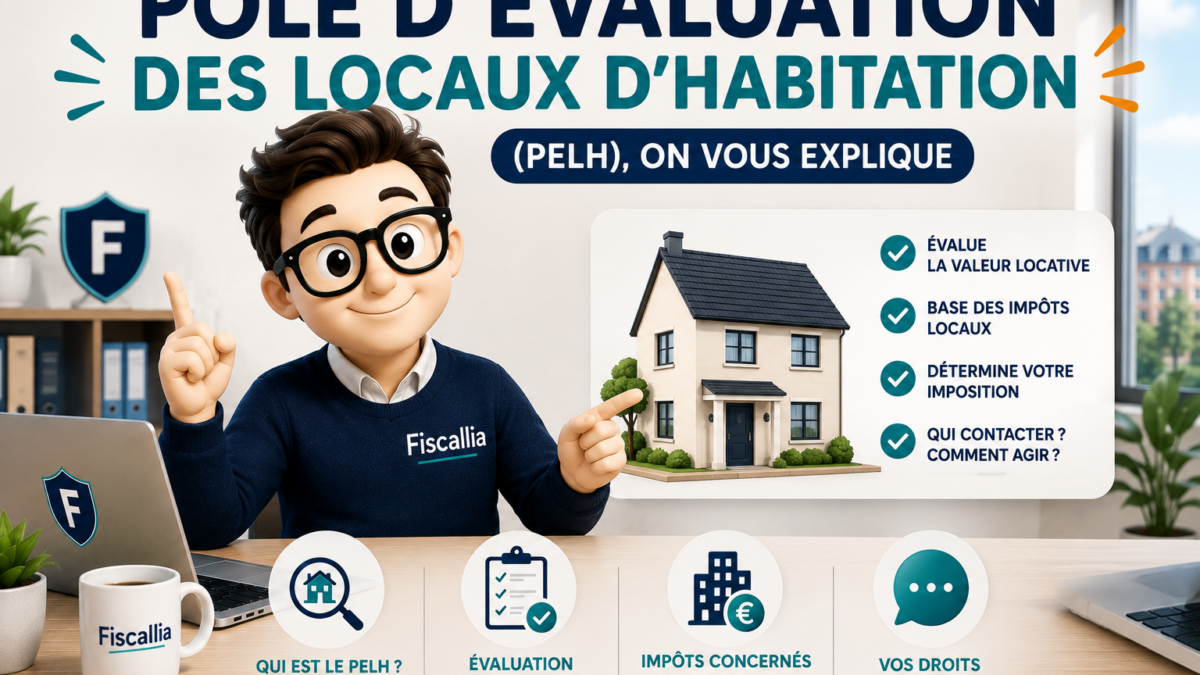Illustration Fiscallia présentant le Pôle d’évaluation des locaux d’habitation (PELH), le service chargé notamment de l’évaluation de la valeur locative cadastrale des logements servant de base aux impôts locaux.
