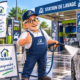Illustration Fiscallia montrant un exploitant dans sa station de lavage automobile, un site professionnel soumis notamment à la taxe foncière et à la CFE.