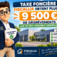 Illustration Fiscallia présentant un dégrèvement de plus de 9 500 € de taxe foncière obtenu sur un seul ensemble immobilier après analyse de son imposition.